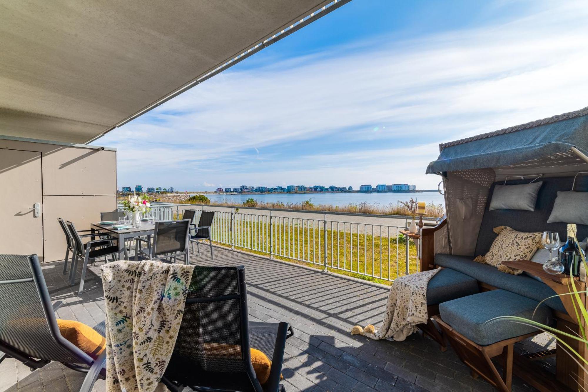 Ocean Vibes- Eg, Ostseeblick, Terrasse, Kamin 奥尔本尼兹 外观 照片