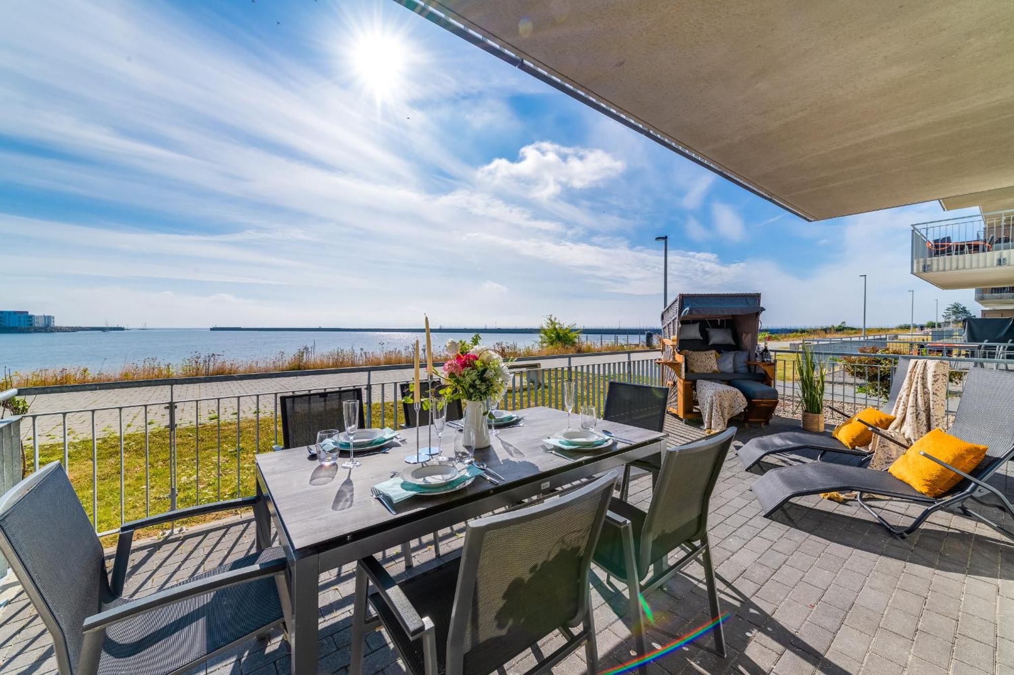 Ocean Vibes- Eg, Ostseeblick, Terrasse, Kamin 奥尔本尼兹 外观 照片